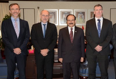 وزير الكهرباء يستقبل الرئيس التنفيذي الجديد لمحطتي الدور و العزل للطاقة