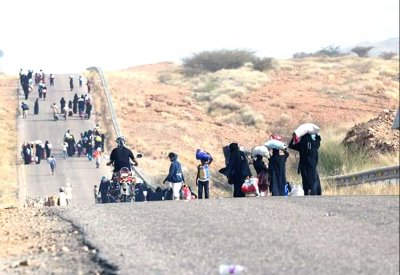 موجة نزوح بعد مجزرة الحوثيين في مخيم للنازحين