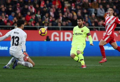 برشلونة يتجاوز جيرونا بهدفي سيميدو وميسي