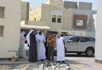 مدير بلدية "الجنوبية" يتفقد احتياجات أهالي الدائرة الرابعة