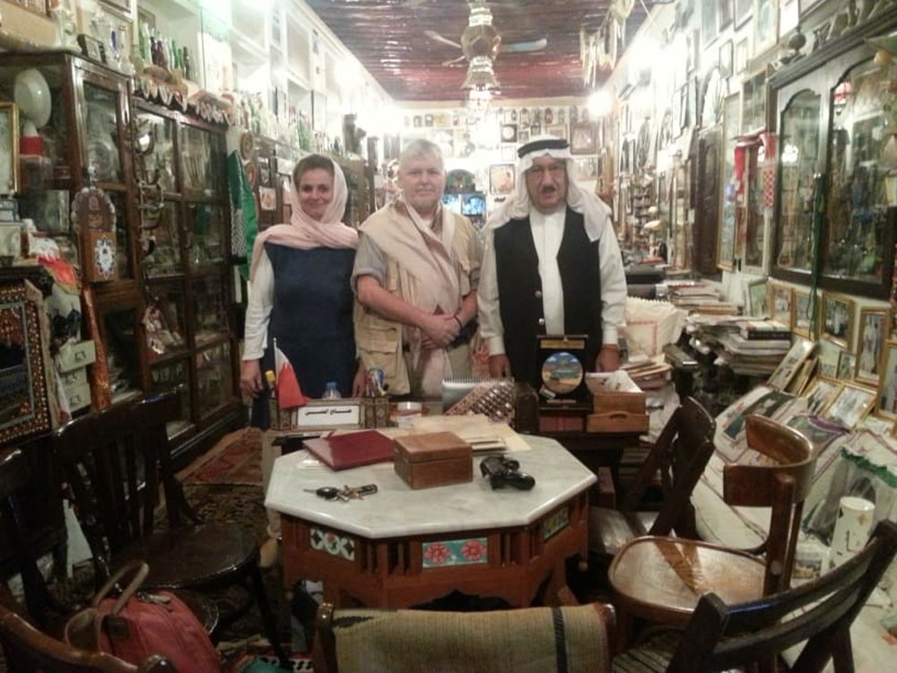زوار من فرنسا في زيارة متحف بو عبد الناصر