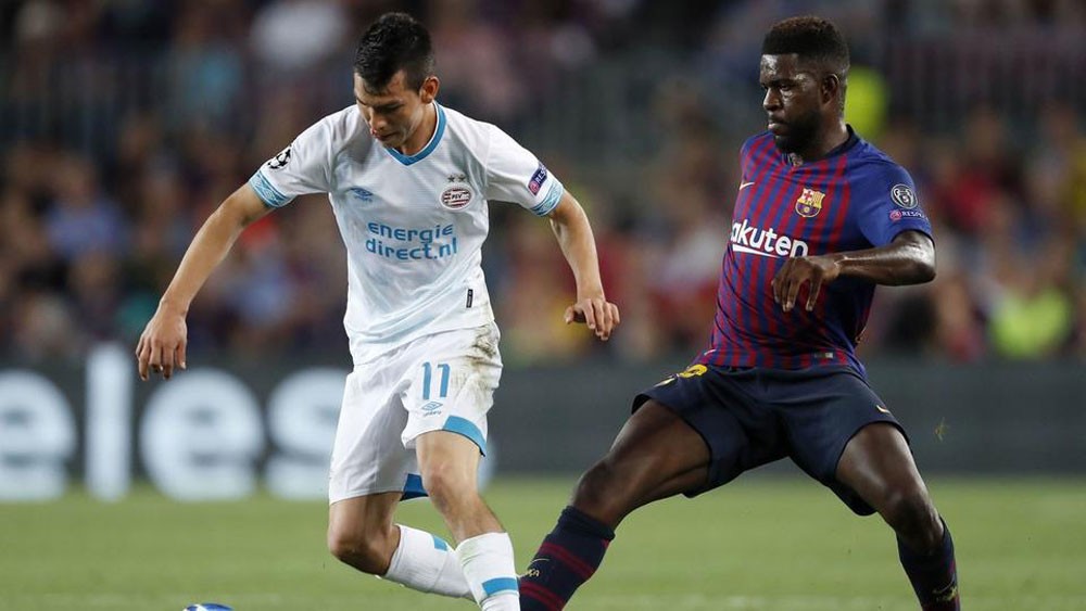مدرب برشلونة يأمل عودة أومتيتي إلى التدريبات قريباً