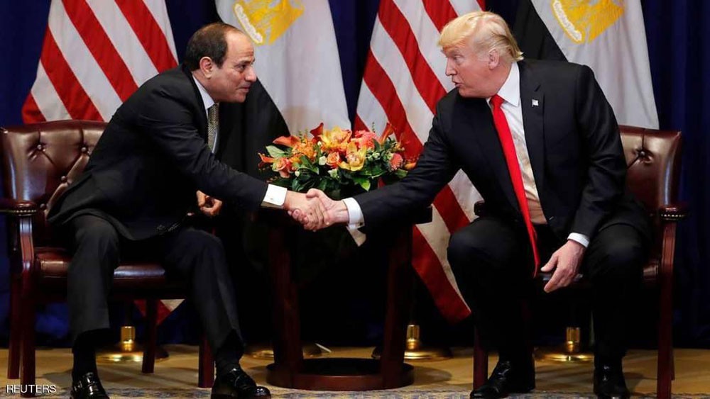  ترامب : السيسي يقود مصر إلى مستقبل يتسع للجميع