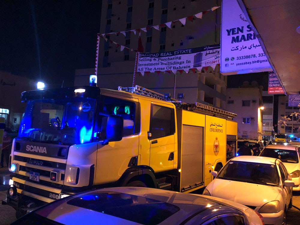 اصابة بليغة لعامل "مغسلة" بعد حريق في القضيبية