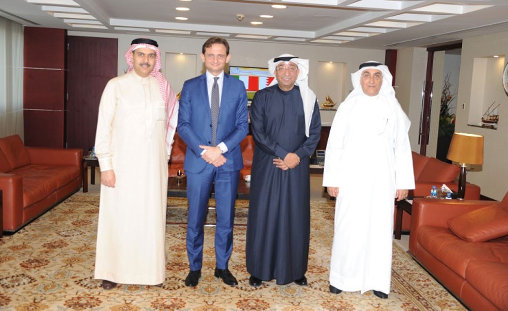 رئيس الغرفة يستقبل السفير الإيطالي لدى مملكة البحرين