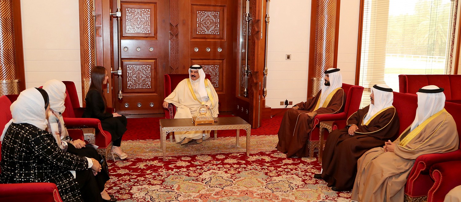 جلالة الملك المفدى يستقبل رئيسة الاتحاد البرلماني الدولي