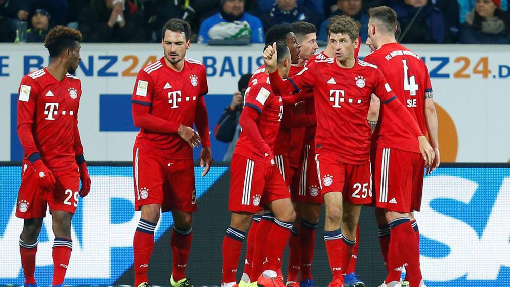 بايرن يستهل عودة الدوري الألماني بانتصار على هوفنهايم