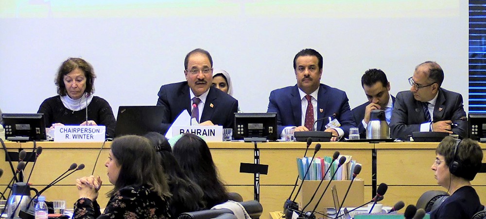 وزير العمل يترأس وفد البحرين المشارك في جلسة لجنة حقوق الطفل بجنيف