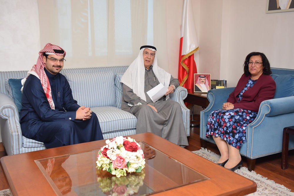 وزيرة الصحة تستقبل الوجيه محمد بن إبراهيم كانو