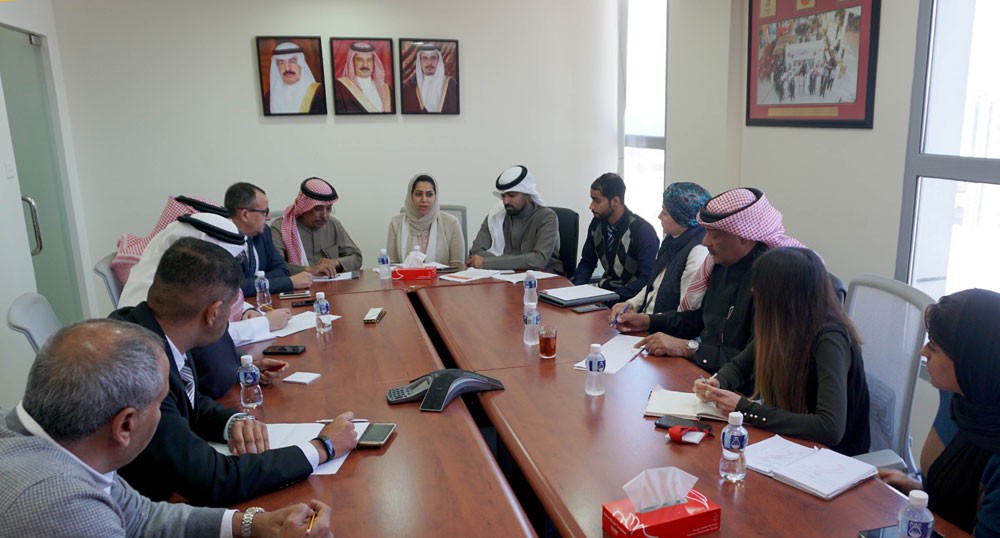 لجنة اليوم الرياضي تبحث مستجدات القرية الرياضية