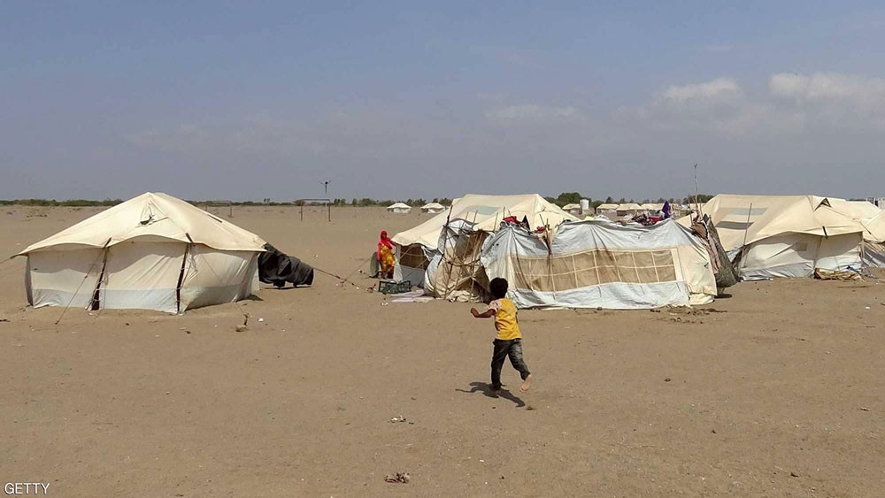  قتلى وجرحى بقصف حوثي لمخيم نازحين في حجة