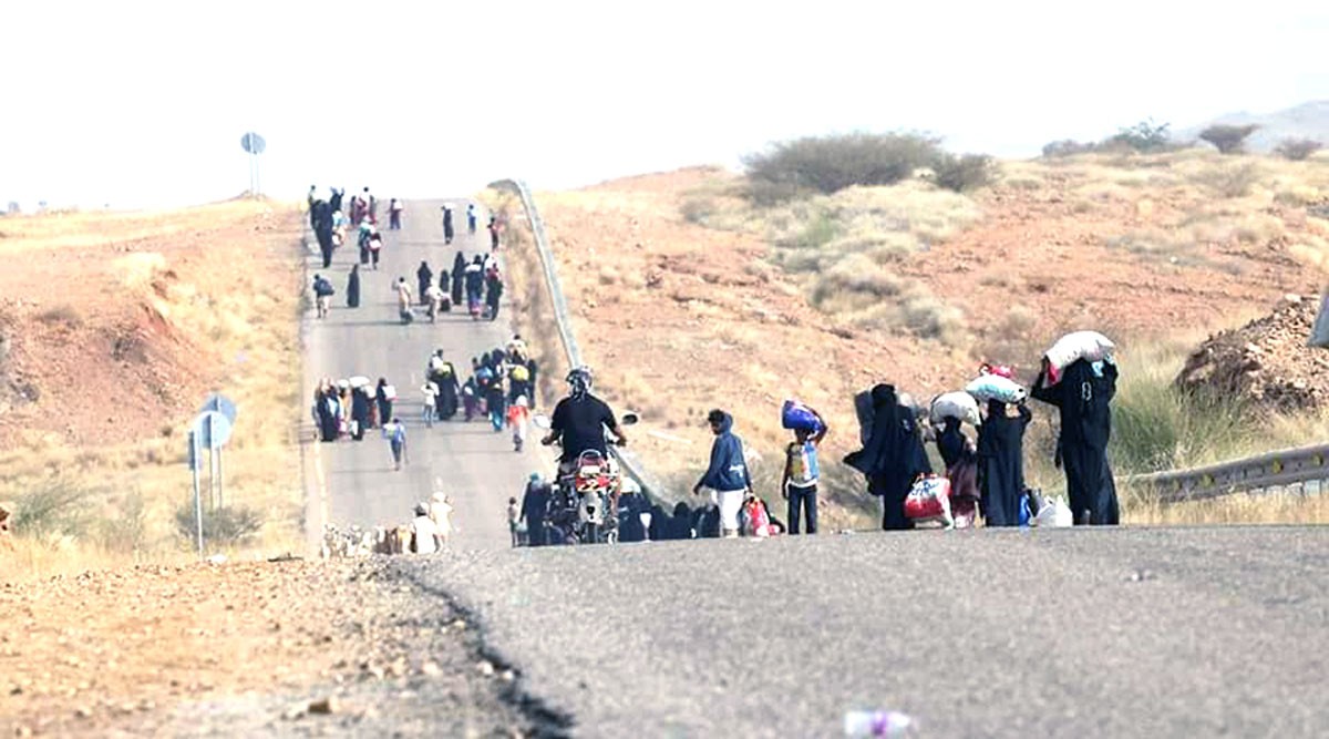 موجة نزوح بعد مجزرة الحوثيين في مخيم للنازحين