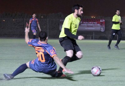 مواجهة صعبة بين الكهرماء وألبا في دوري الشركات الكروي