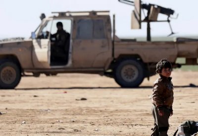 الحشد الشعبي يعلن إطلاقه 50 صاروخاً على داعش بسوريا