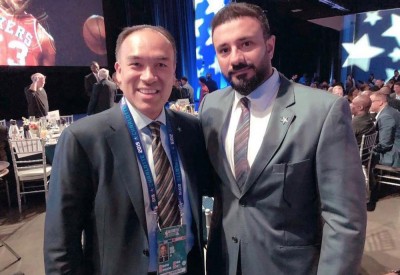 العجمي يزور الولايات المتحدة ويلتقي بنائب "NBA"