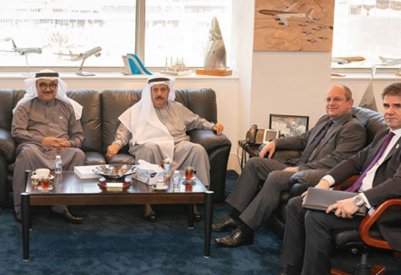 طيران الخليج ومجموعة البركة تبحثان سبل التعاون المشترك