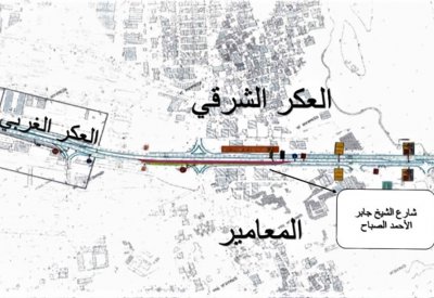 الأشغال: غلق المسار الأيسر والأوسط على شارع الشيخ جابر الصباح