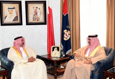 وزير الداخلية يستقبل  الشيخ محمد بن عطية الله