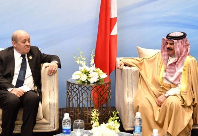 جلالة الملك المفدى يستقبل وزير الخارجية الفرنسي