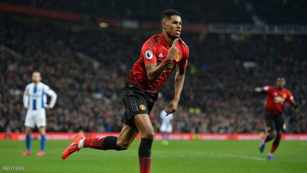  راشفورد يقود مانشستر يونايتد لتخطي ليستر سيتى