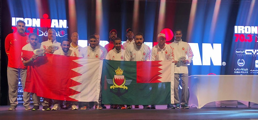 فريق الترايثلون العسكري يحقق مراكز في بطولة الرجل الحديدي