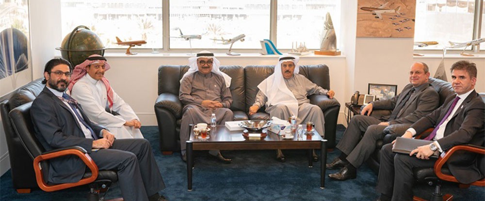 طيران الخليج ومجموعة البركة تبحثان سبل التعاون المشترك