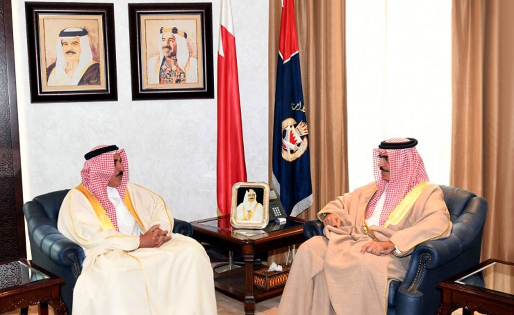 وزير الداخلية يستقبل  الشيخ محمد بن عطية الله