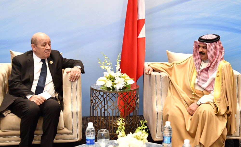 جلالة الملك المفدى يستقبل وزير الخارجية الفرنسي