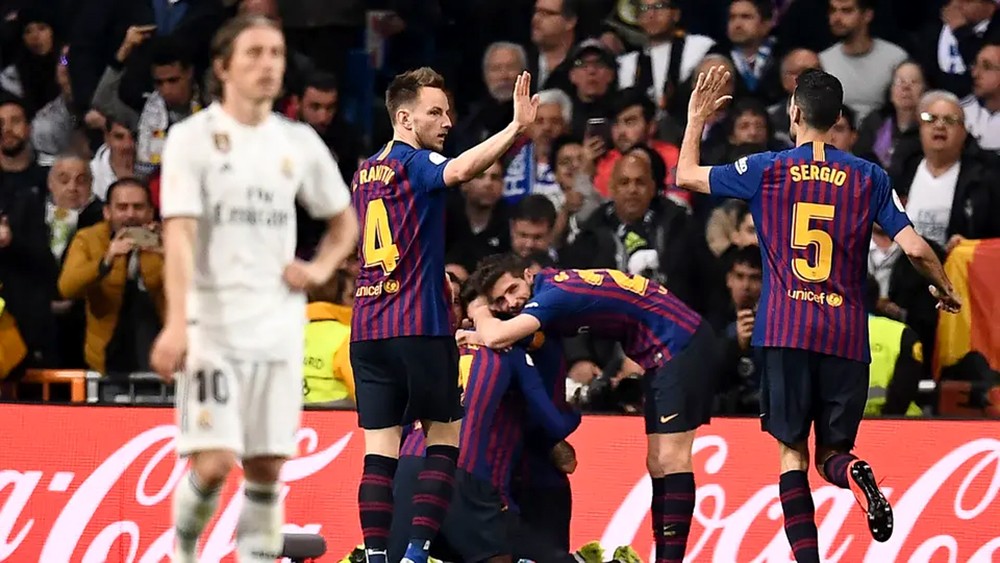 برشلونة ينهي ريال مدريد في 23 دقيقة ويتأهل إلى النهائي