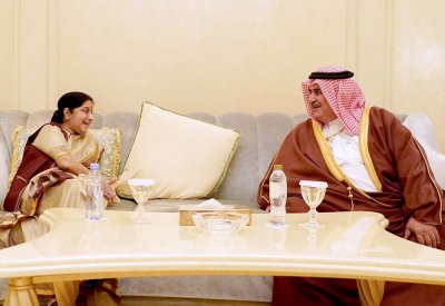 وزير الخارجية يجتمع مع وزيرة الشؤون الخارجية بجمهورية الهند