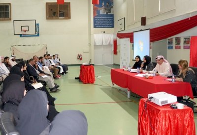 تنظيم ورشة لشرح معايير جائزة محمد بن زايد لأفضل معلم خليجي