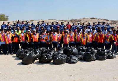 الجنوبية تشارك في حملة " كمل معروفك" للحفاظ على بيئة منطقة البر