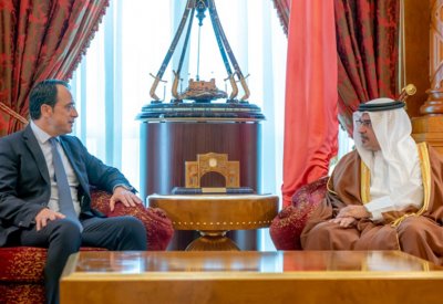 نائب جلالة الملك يلتقي وزير خارجية جمهورية قبرص