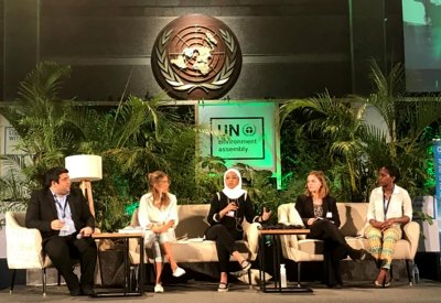 طالبة دكتوراه بجامعة الخليج العربي تمثل الشباب في UNEA4 في نيروبي
