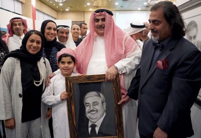 وزير الخارجية يفتتح معرض الفن التشكيلي "إبداعات"