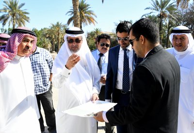 أبو الفتح يتفقد سير العمل في المرحلة الثانية لمشروع تطوير الحديقة المائية