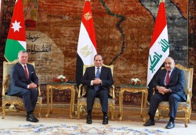 اتفاق مصري أردني عراقي لمواجهة الإرهاب ودعم قضايا العرب