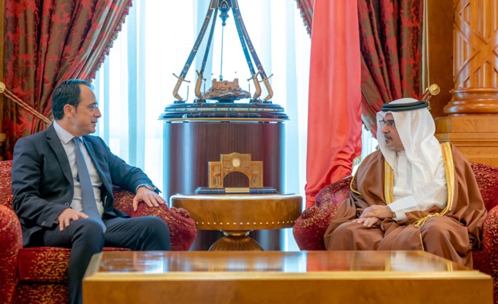 نائب جلالة الملك يلتقي وزير خارجية جمهورية قبرص