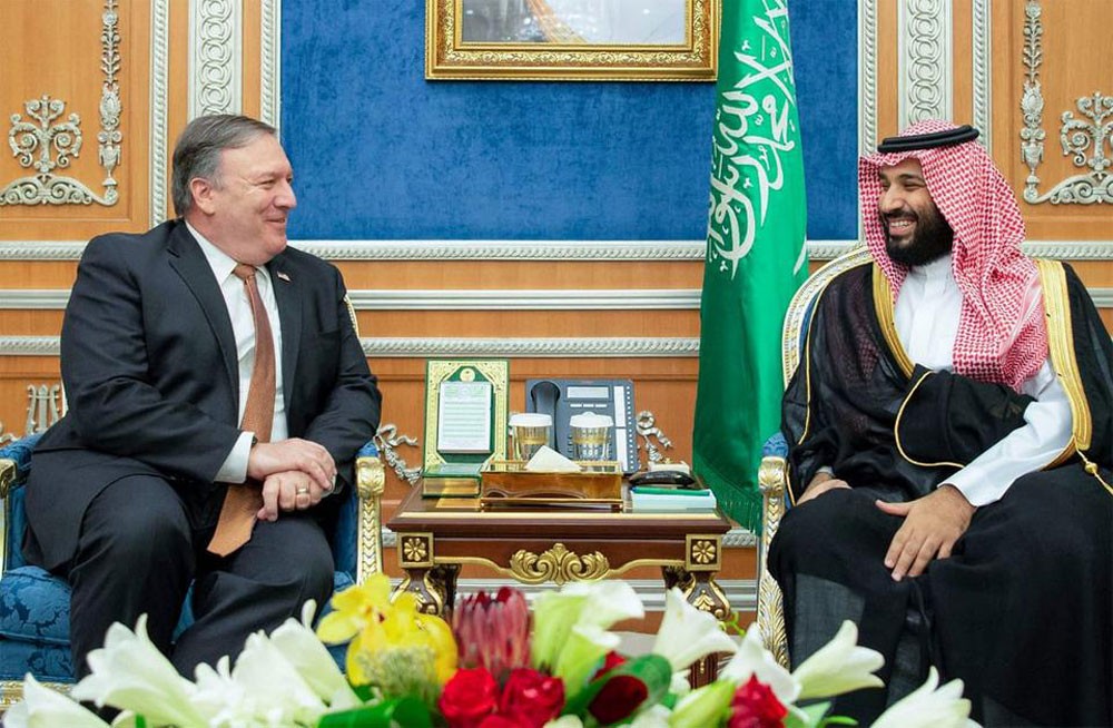 بومبيو يشكر محمد بن سلمان على دعم جهود غريفثس