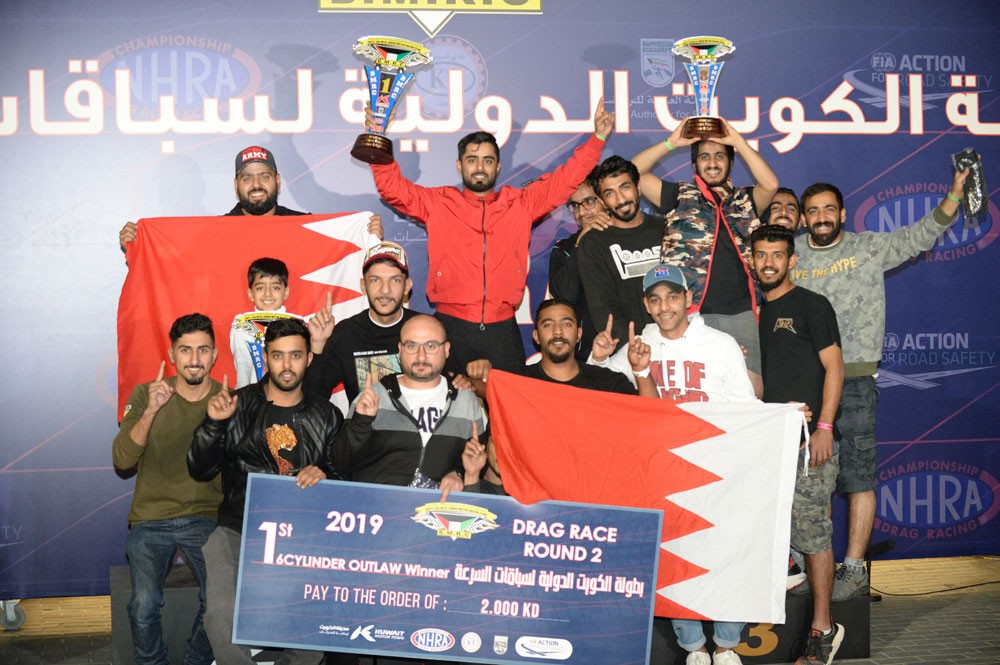 "فريق المناعي" أولاً في بطولة الكويت للدراغ ريس