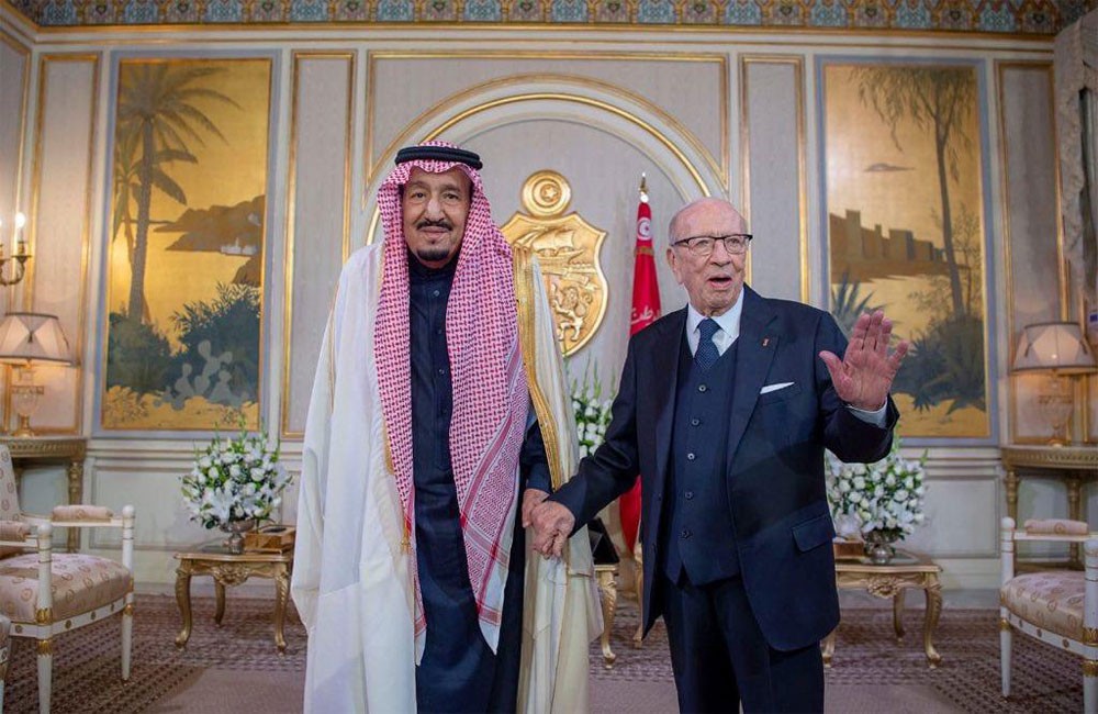الملك سلمان والرئيس التونسي يشهدان توقيع عدة اتفاقيات ثنائية