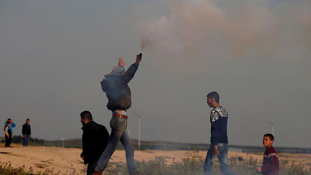 إصابة 7 فلسطينيين في احتجاجات على حدود قطاع غزة