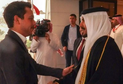 محمد بن سلمان في مقدمة مودعي سمو ولي عهد الأردن
