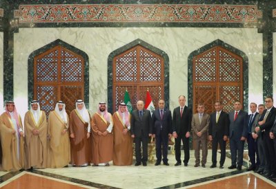 وفد اقتصادي سعودي رفيع المستوى يضم 7 وزراء بدأ زيارة رسمية للعراق