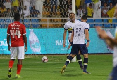 ثلاثية جديدة من حمدالله تقود النصر لتجاوز الرائد