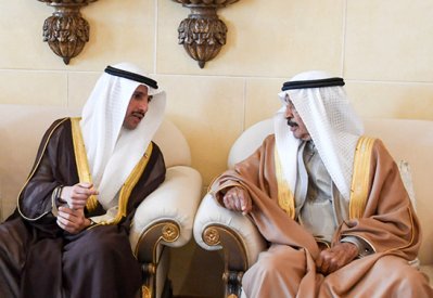 سمو رئيس الوزراء يستقبل رئيس مجلس الأمة الكويتي‎