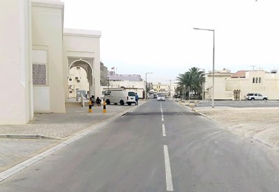 الأشغال تنتهي من مشروع تطوير الطرق في الزلاق بمجمع 1056