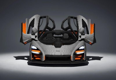 ماكلارين و LEGO®تكشفان النقاب عن أول مجسم بالحجم الحقيقي لسيارة ماكلارين LEGO®