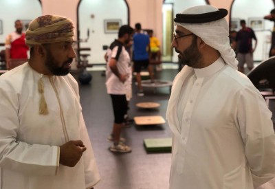 المؤيد يزور مجمع السلطان قابوس الرياضي في بوشر