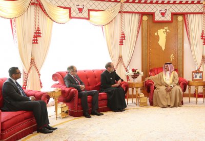 جلالة الملك يستقبل راعي كاتدرائية القديس كريستوفر